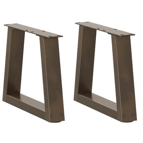 vidaXL Eettafelpoten 2 st V-vormig 30x(30-31,3) cm staal, Huis en Inrichting, Tafelonderdelen, Nieuw, Verzenden