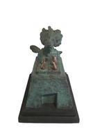 Peter Hiemstra (1954) - Bronzen beeld van Peter Hiemstra, Antiek en Kunst