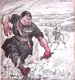 Wat Italië brengt naar Ethiopië op spotprent (lijst optie), Antiek en Kunst, Verzenden