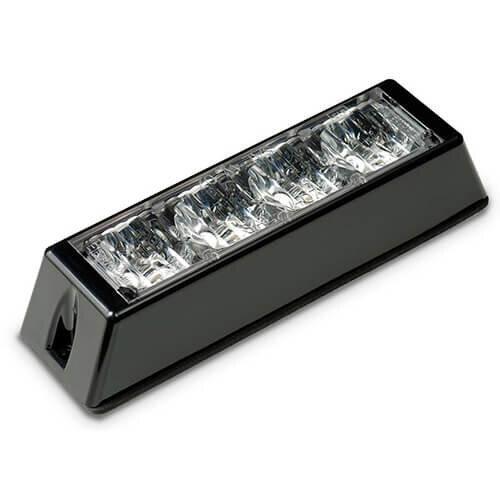 LED Flitser 4 LEDs Wit | 10-30v |, Auto-onderdelen, Verlichting, Verzenden