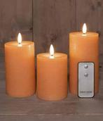 Ledkaarsen rustiek peach annas collection led kaars 3d, Ophalen of Verzenden, Nieuw