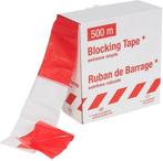 Afzetlint Rood / Wit geblokt, Diversen, Verzenden, Nieuw