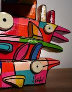 Jacqueline Schäfer - Beeld, Totem Gold XXL - 50 cm - resin -, Antiek en Kunst