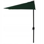 Ruimtebesparende halve balkonparasol - 240 cm - groen - m..., Tuin en Terras, Parasols, Ophalen of Verzenden, Nieuw