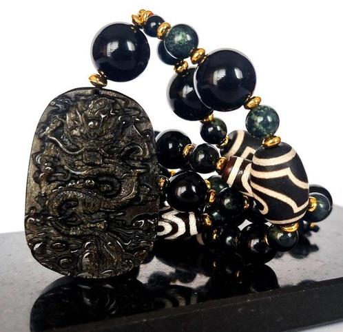 Gemengde edelstenen - Collier – Voorouderlijk erfgoed –, Antiek en Kunst, Antiek | Boeken en Bijbels