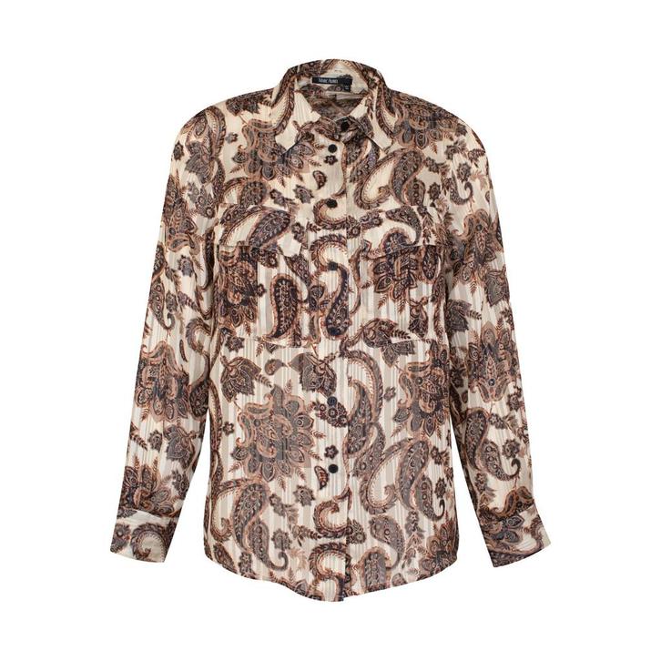 Marc Aurel • paisley blouse bruin • 36, Kleding | Dames, Tops, Bruin, Nieuw, Maat 36 (S), Verzenden