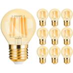 Voordeelpak 10x LED Lamp E27 Kogel Filament - Brinton -, Huis en Inrichting, Lampen | Losse lampen, Led-lamp, Soft of Flame, Nieuw