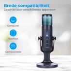 2dekans | Nuvance - USB Microfoon met Standaard - voor PC en, Muziek en Instrumenten, Ophalen of Verzenden, Zo goed als nieuw