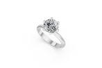 Ring - 14 karaat Witgoud - 3.07ct. tw. Diamant (Lab-grown), Nieuw