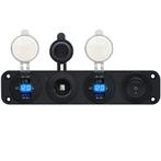 ProRide 12V USB Autolader 2 Poort - 5V/2.4A - Schakelaar en, Verzenden, Nieuw