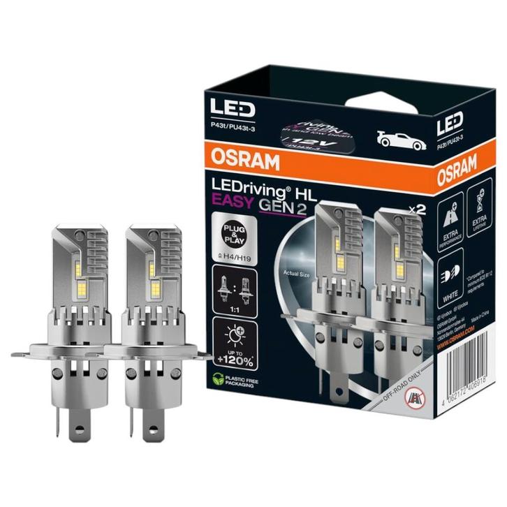 Osram H4/H19 LEDriving HL EASY GEN2 - Auto LED Koplampen, Auto-onderdelen, Verlichting, Nieuw, Verzenden