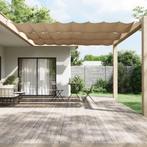 vidaXL Luifel verticaal 140x360 cm oxford stof taupe, Verzenden, Nieuw