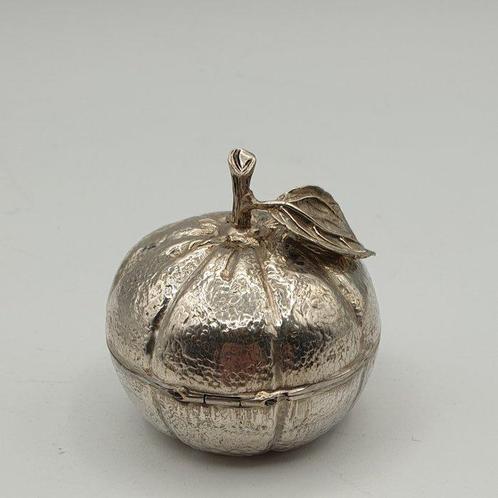 Fulvio Casamonti - Scatola Mela in Argento 800 fiorentino, Antiek en Kunst, Antiek | Goud en Zilver