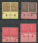 74261 DUITSE RIJK Dienst - 4x posfris HAN nrs., Postzegels en Munten, Duitse Keizerrijk, Verzenden, Postfris