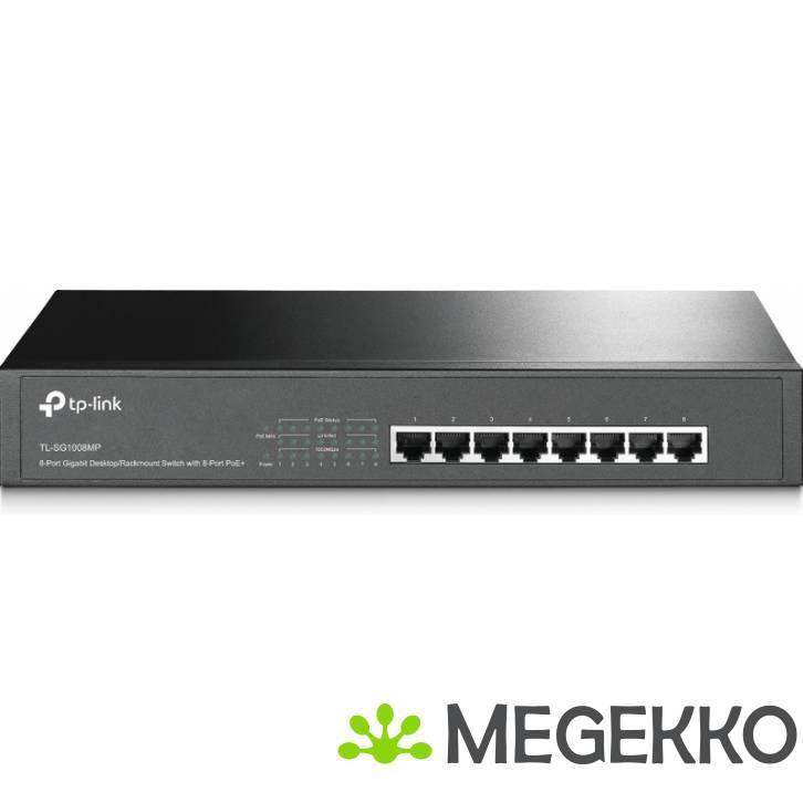 TP-LINK 8 Port Gigabit PoE Switch Unmanaged Gigabit Ethernet, Computers en Software, Netwerk switches, Nieuw, Verzenden