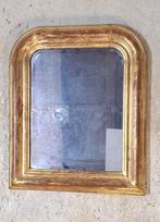 Spiegel - Houtgips - Gouden wandelaar, Antiek en Kunst