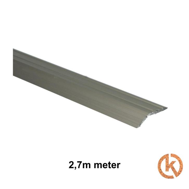 Overgangsprofiel zelfklevend 8mm RVS - 2,7m, Doe-het-zelf en Verbouw, Vloerdelen en Plavuizen, Ophalen of Verzenden