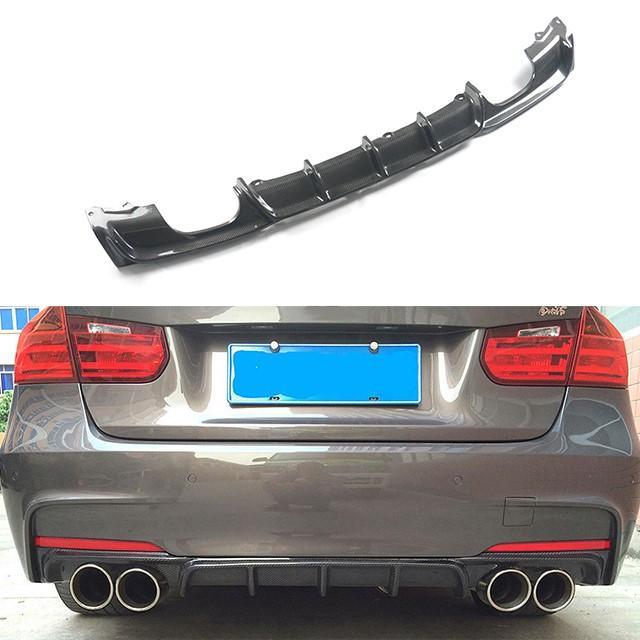 Carbon Diffuser BMW F30 13-18 M-Performance Look voor 4, Auto-onderdelen, Carrosserie en Plaatwerk, Ophalen of Verzenden
