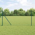 vidaXL Euro Hek Groen 1 x 10 m PVC-gecoat ijzer, Verzenden, Nieuw, IJzer