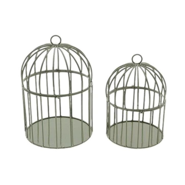 Vogelkooi Groen Set 2 stuks, Hobby en Vrije tijd, Knutselen, Nieuw, Ophalen of Verzenden