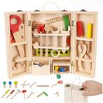 Ruhhy Houten Gereedschapskist Set voor Kinderen - Veilig..., Ophalen of Verzenden, Nieuw