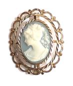 Zonder Minimumprijs - Broche - 9 kt. Geel goud