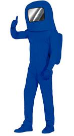 Astronautenpak Kind Blauw 14/16 jaar, Kinderen en Baby's, Carnavalskleding en Verkleedspullen, Verzenden, Nieuw