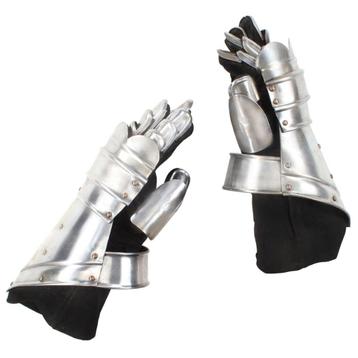 Zilveren Ridderhandschoenen Staal - Retourdeal Halloween!... beschikbaar voor biedingen