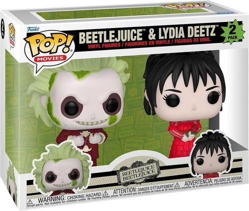 Funko Pop! - BeetleJuice BeetleJuice - BeetleJuice & Lydia, Verzamelen, Poppetjes en Figuurtjes, Nieuw, Verzenden