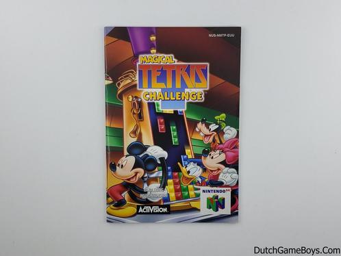 Nintendo 64 / N64 - Magical Tetris Challenge - EUU - Manual, Spelcomputers en Games, Games | Nintendo 64, Gebruikt, Verzenden