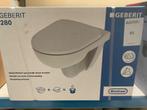 Online veiling: Geberit, 280 Rimfree, Wandcloset met closetz, Doe-het-zelf en Verbouw, Sanitair, Nieuw