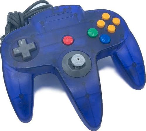 Teknogame controller voor Nintendo 64 clear purple, Spelcomputers en Games, Spelcomputers | Nintendo Consoles | Accessoires, Verzenden