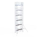 Rolsteiger Original 135x305 13,2m werkhoogte tegen de gevel, Doe-het-zelf en Verbouw, Steigers, Verzenden, Nieuw, Rolsteiger of Kamersteiger
