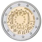Portugal 2 Euro Europese Vlag 2015, Postzegels en Munten, Munten | Europa | Euromunten, Verzenden