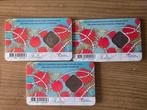 Nederland. 5 Cents 3 x coincard - 110 jaar Vierkante Stuiver, Postzegels en Munten