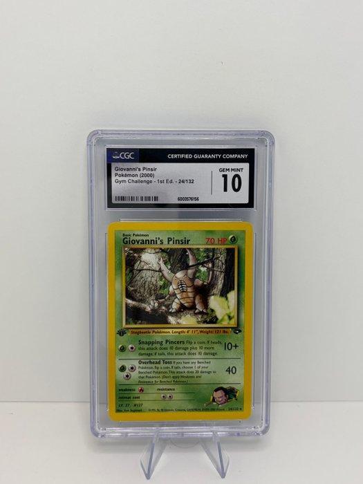 Pokémon - 1 Graded card - Giovannis Pinsir 24/132 First, Hobby en Vrije tijd, Verzamelkaartspellen | Pokémon