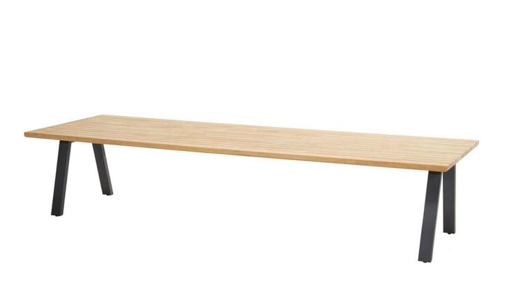 Taste by 4 Seasons Ambassador low tuintafel met teak blad, Tuin en Terras, Tuinsets en Loungesets, Ophalen of Verzenden