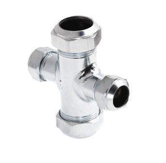 BONFIX Knel C-staal 114 kruisstuk 22 x 15 x 15 x 15 mm, Doe-het-zelf en Verbouw, Buizen en Afvoer, Ophalen of Verzenden