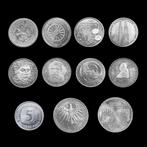 Duitsland. 5 Mark Serie 9 Monete Commemorative Rame-Nichel