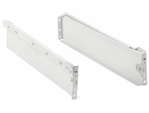Paar ladegeleiders 50 cm wit Mod. 30, Doe-het-zelf en Verbouw, IJzerwaren en Bevestigingsmiddelen, Nieuw, Ophalen of Verzenden