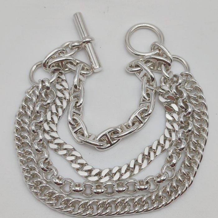 Zonder minimumprijs - Hermès - Armband - Et Cetera 4 Zilver, Sieraden, Tassen en Uiterlijk, Armbanden
