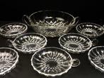 Val St Lambert - Tafelservies (8) - Dessertservies - Kristal