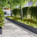vidaXL Graskanten 10 stuks Anthraciet 100x0,5x30 cm, Verzenden, Nieuw
