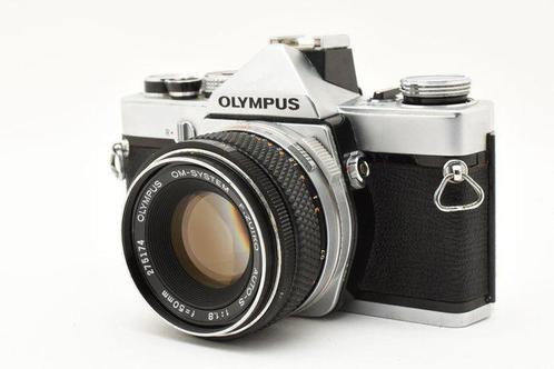 Olympus OM-1 + Zuiko 1.8/50mm Single lens reflex camera, Audio, Tv en Foto, Fotocamera's Analoog
