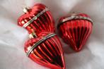 Kerstballen Napoli: rode glazen bewaardoosjes als, Nieuw