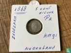 Nederland 5 cents 1868, Postzegels en Munten, Munten | Nederland, Verzenden, Losse munt, Goud