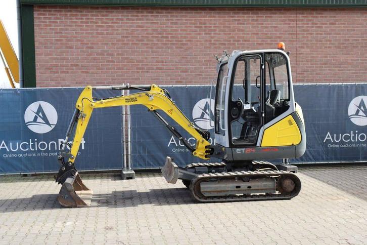 Veiling: Minigraver Wacker Neuson ET24 Diesel 2017, Zakelijke goederen, Machines en Bouw | Kranen en Graafmachines, Graafmachine