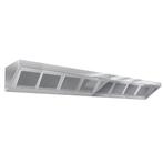 GGM Gastro | Wandafzuigkap - 3600mm - met filter & lamp |, Wandschouwkap, Verzenden, Inbouw, Motor