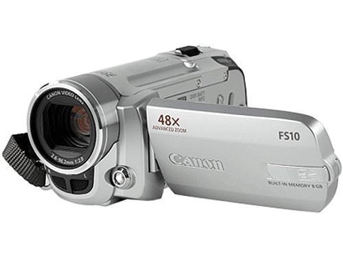 Canon Legria FS10 E Digitale Videocamera - Zilver, Audio, Tv en Foto, Videocamera's Digitaal, Zo goed als nieuw, Verzenden