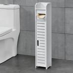 Toiletrol houder Leoben HKC badkamerkast 80x15x15 cm wit, Huis en Inrichting, Badkamer | Badkamermeubels, Nieuw, Verzenden